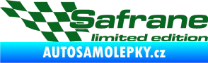 Samolepka Safrane limited edition levá tmavě zelená