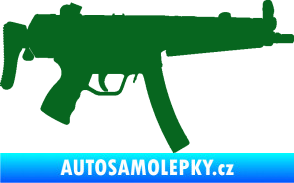 Samolepka Samopal 001 pravá tmavě zelená