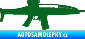 Samolepka Samopal 002 pravá tmavě zelená