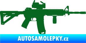 Samolepka Samopal 003 pravá tmavě zelená