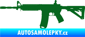 Samolepka Samopal 004 levá tmavě zelená