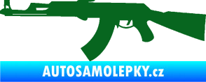 Samolepka Samopal 005 levá tmavě zelená