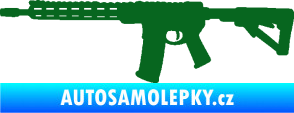 Samolepka Samopal 007 levá tmavě zelená