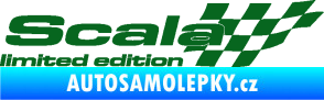 Samolepka Scala limited edition pravá tmavě zelená