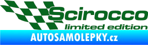 Samolepka Scirocco limited edition levá tmavě zelená