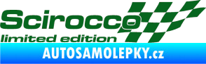 Samolepka Scirocco limited edition pravá tmavě zelená