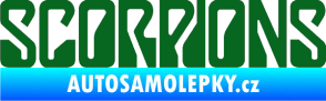 Samolepka Scorpions tmavě zelená