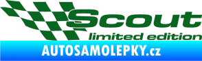 Samolepka Scout limited edition levá tmavě zelená