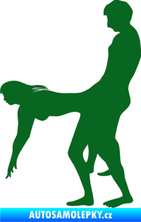 Samolepka Sexy siluety 012 tmavě zelená