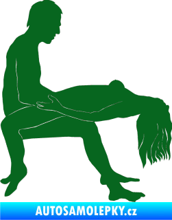Samolepka Sexy siluety 026 tmavě zelená