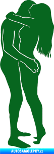 Samolepka Sexy siluety 028 tmavě zelená