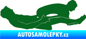 Samolepka Sexy siluety 029 tmavě zelená