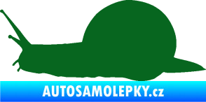 Samolepka Šnek 001 levá tmavě zelená