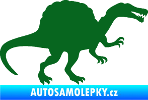 Samolepka Spinosaurus 001 pravá tmavě zelená