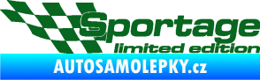 Samolepka Sportage limited edition levá tmavě zelená