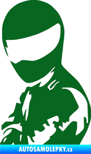 Samolepka Stig levá tmavě zelená
