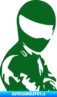 Samolepka Stig pravá tmavě zelená