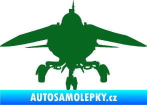 Samolepka Stíhací letoun 008  MIG tmavě zelená