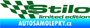 Samolepka Stilo limited edition levá tmavě zelená