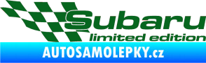 Samolepka Subaru limited edition levá tmavě zelená