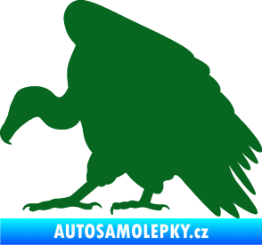 Samolepka Sup 001 levá tmavě zelená