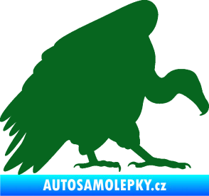 Samolepka Sup 001 pravá tmavě zelená