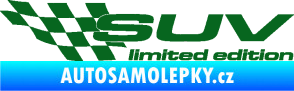 Samolepka SUV limited edition levá tmavě zelená