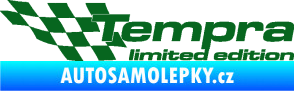 Samolepka Tempra limited edition levá tmavě zelená