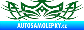 Samolepka Tetování 027 tmavě zelená