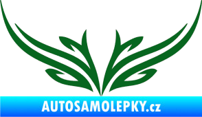 Samolepka Tetování 091 tmavě zelená
