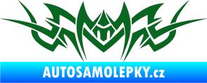 Samolepka Tetování 101 tmavě zelená