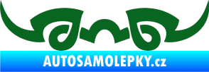 Samolepka Tetování 127 tmavě zelená