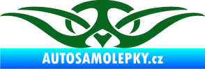 Samolepka Tetování 128 tmavě zelená