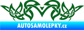 Samolepka Tetování 152 tmavě zelená