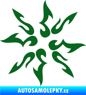 Samolepka Tetování 159 tmavě zelená