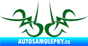 Samolepka Tetování 189 tmavě zelená