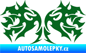 Samolepka Tetování 197 tmavě zelená