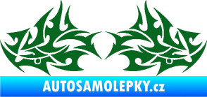 Samolepka Tetování 198 tmavě zelená