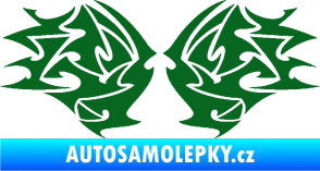Samolepka Tetování 205 tmavě zelená