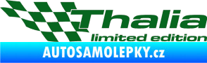 Samolepka Thalia limited edition levá tmavě zelená