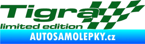 Samolepka Tigra limited edition pravá tmavě zelená