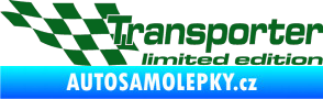 Samolepka Transporter limited edition levá tmavě zelená