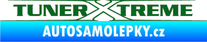 Samolepka Tuner extreme obrys tmavě zelená