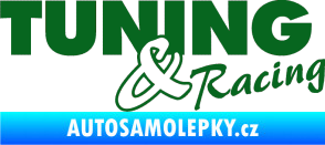 Samolepka Tuning racing 001 tmavě zelená