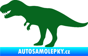 Samolepka Tyrannosaurus Rex 001 levá tmavě zelená