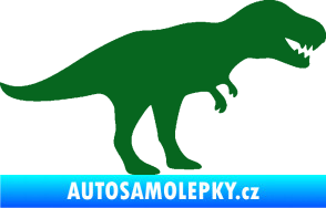 Samolepka Tyrannosaurus Rex 001 pravá tmavě zelená
