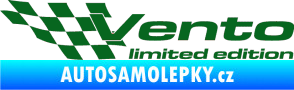 Samolepka Vento limited edition levá tmavě zelená
