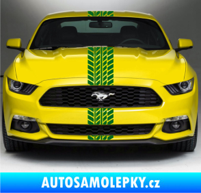 Samolepka Viper stopa 001 20 cm tmavě zelená