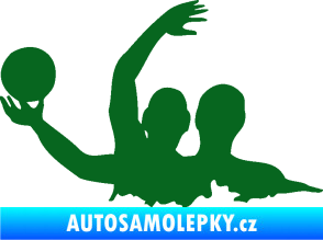 Samolepka Vodní pólo 001 levá tmavě zelená