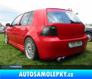 Samolepka Volkswagen Golf 4 - zadní tmavě zelená